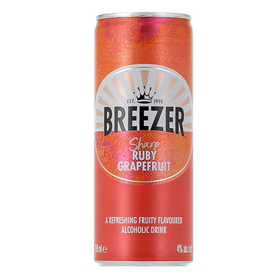 Bacardi Breezer Ruby Grapefruit Cl 25