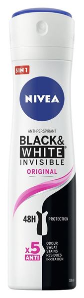 Nivea Spray Black/White Ml 150