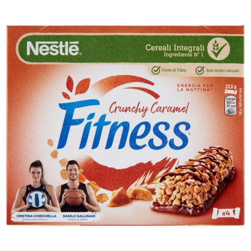 Fitness Barrette Caramello E Cioccolato Gr 94