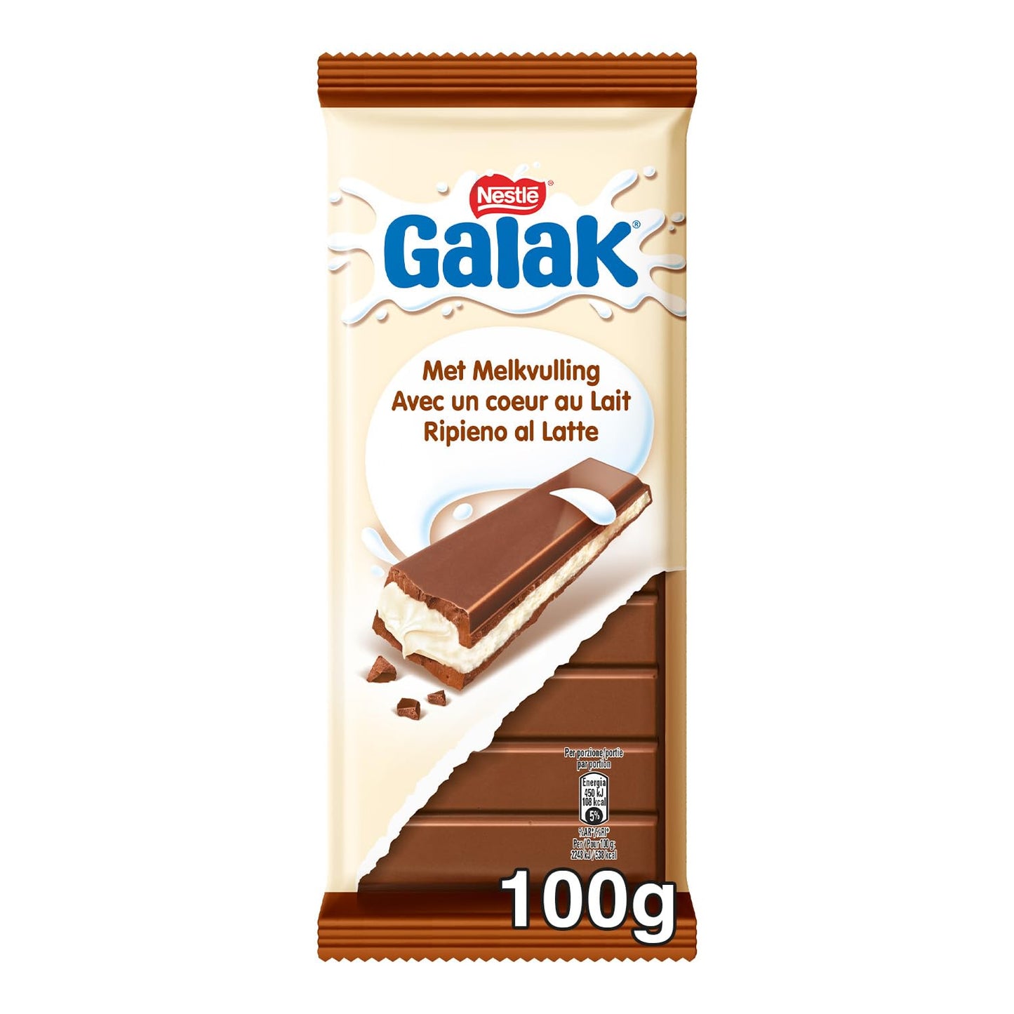 Galak Tavoletta Cioccolato Ripiena Al Latte Gr.100