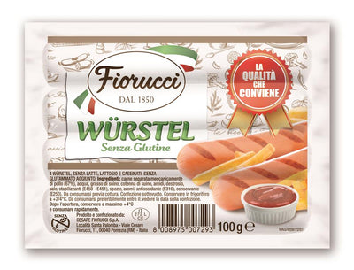 Fiorucci Wurstel Senza Glutine E Lattosio Gr 100