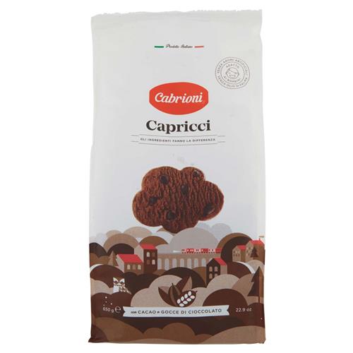 Cabrioni Frollini Capricci al cacao Gr 650