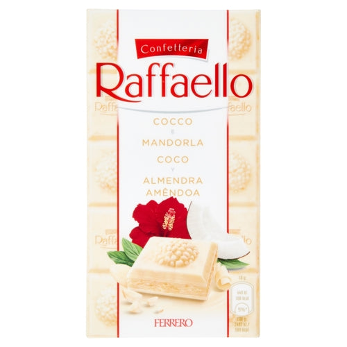 FERRERO TAVOLETTA RAFFAELLO  Cocco e Mandorla 90 g