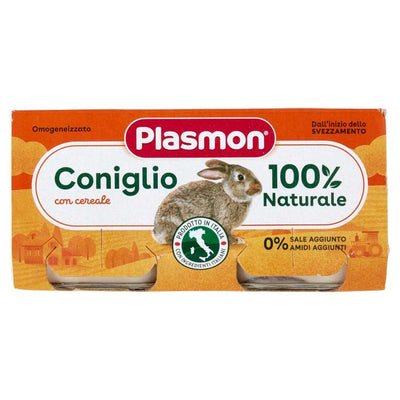 Plasmon Omogeneizzato Con Carne Coniglio Gr 80X2