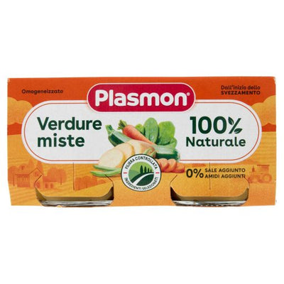 Plasmon Omogeneizzati Verdure Miste Gr 80X2