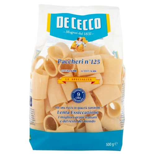 De Cecco Le Specialitˆ Paccheri N.125 Gr 500