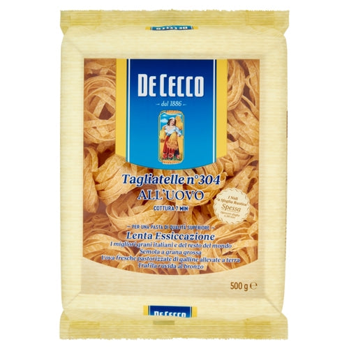 De Cecco Tagliatelle All'uovo N.304 Gr 500