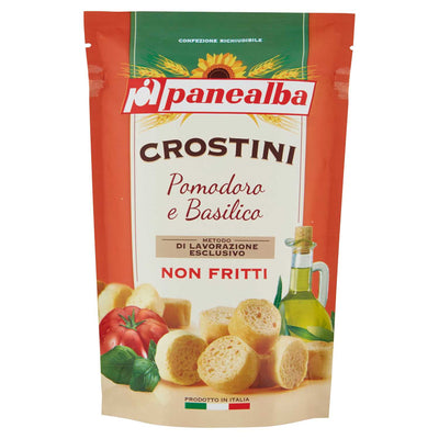 Panealba Crostini Pomodoro/Basilico Gr.100