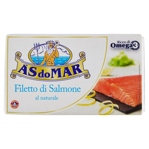 Asdomar Filetti Salmone Naturale Gr 115