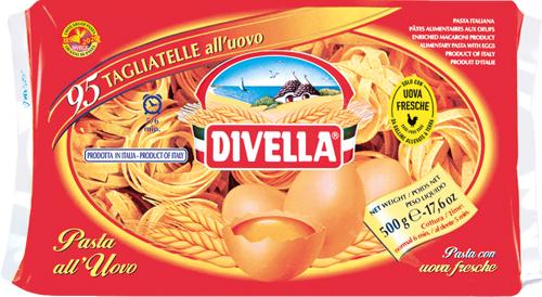 Divella Tagliatelle All'uovo N.95 Gr 500