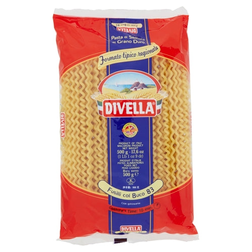 Divella Fusilli Col Buco N.83 Gr 500