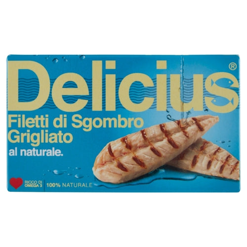 Delicius Sgombro Grigliato Naturale Gr 85