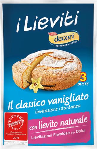 Decosi'lievito Vanigliato Classico Per Dolci 3 Per 18 Gr