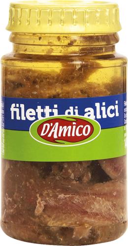 D'amico Filetti Di Alici Gr 140