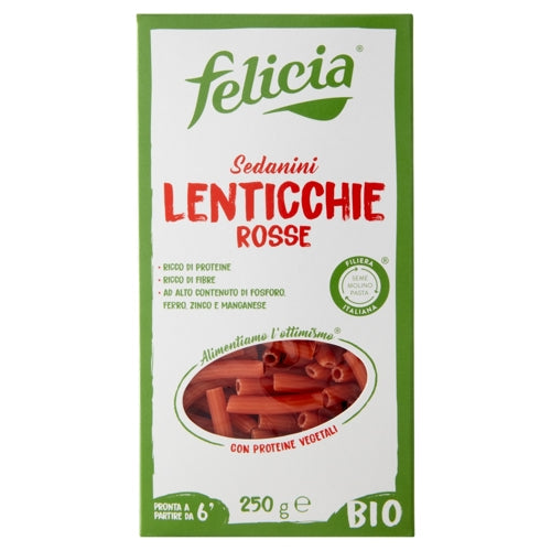 Felicia Sedanini Bio Lenticchie Rosse Gr 250