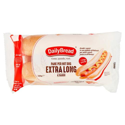 Daily Bread Maxi Panini Per Hot Dogs Gr 320