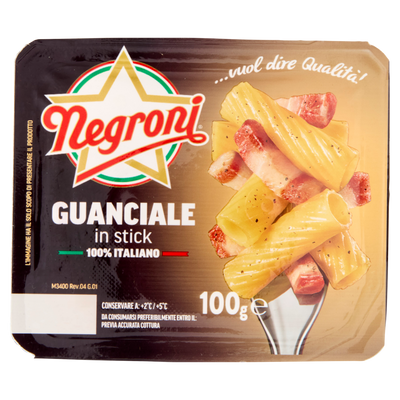 Negroni Stick Di Guanciale Gr.100