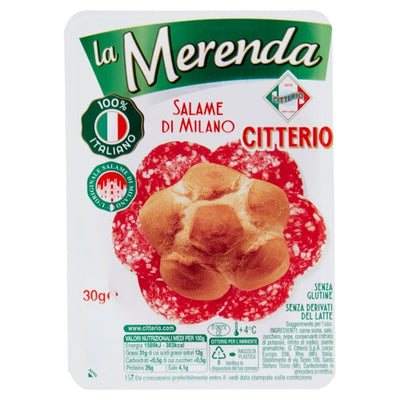 Citterio Merenda Salame Milano Gr 30