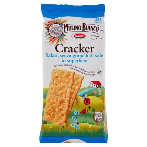 Mulino Bianco Sfoglia Di Grano Crackers Basso Contenuto Di Sale Gr 500