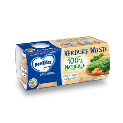 Mellin Omogeneizzato Verdure Miste Gr 80X2