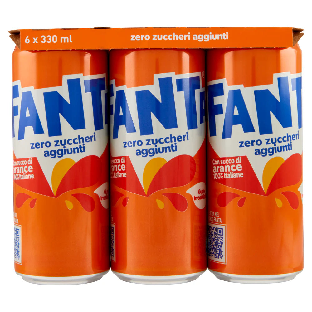 Fanta Zero Can X6 Cl 33