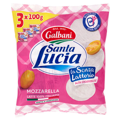 Galbani Mozzarella Senza Lattosio 125 gr X 3 (Copia)