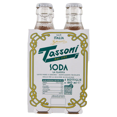 Tassoni Soda Water X4