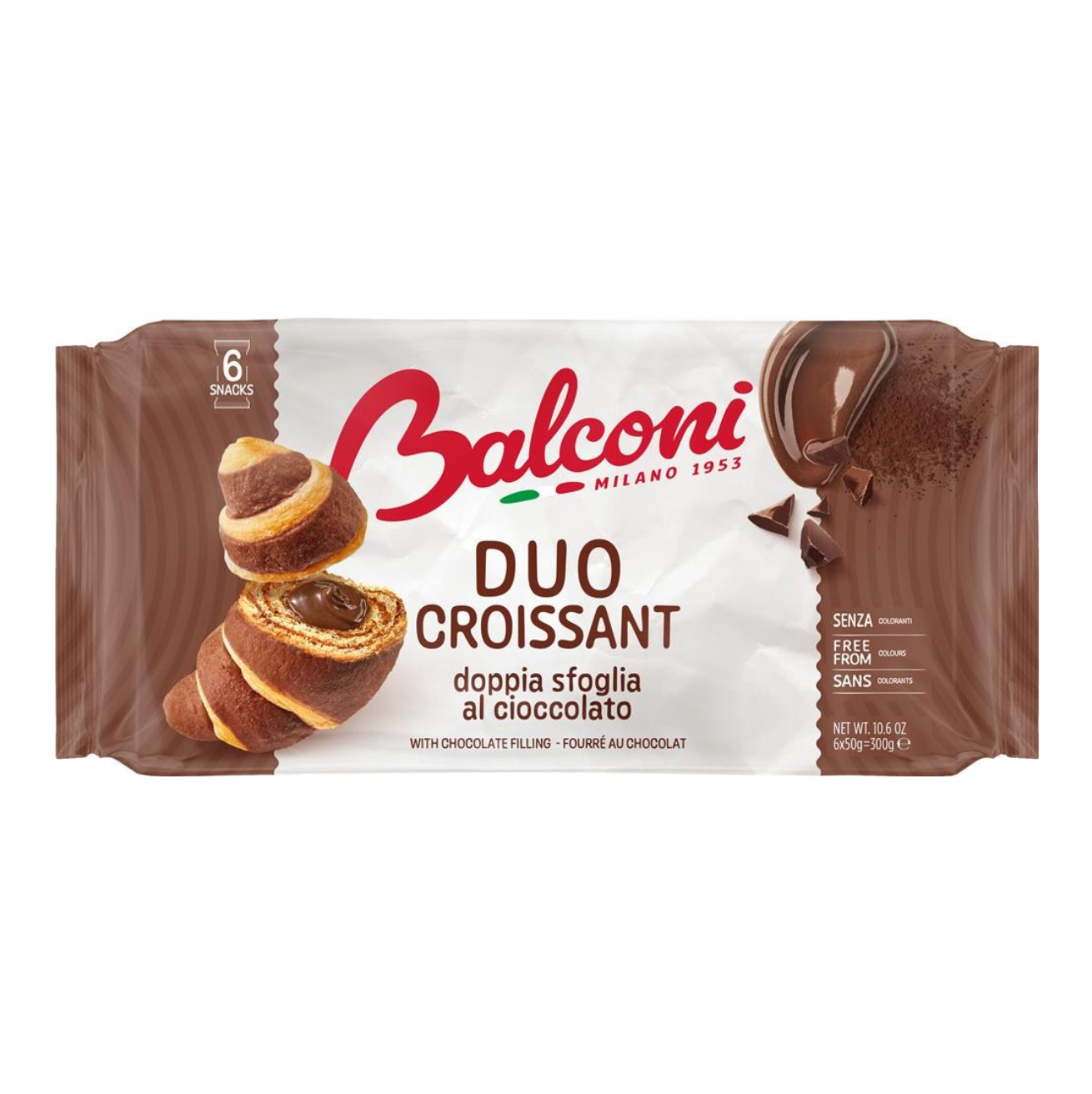 Balconi Croissant Duo Soppia Sfoglia Cacao Gr.300