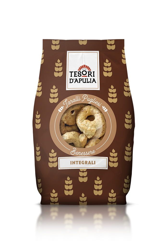 Tesori D'apulia Taralli Pugliesi Integrali Gr 300