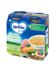 Mellin Pappa Completa Coniglio X2 Gr 500