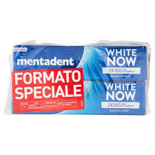 Mentadent Whitenow  Originalpacco Doppio 75 Ml X2