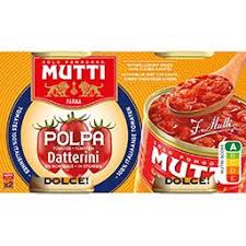 Mutti Polpa Datterini Gr 300X2