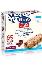 Hero Barretta Light Frutti Rossi Gr 20 X 6