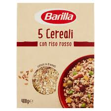 Barilla 5 Cereali Riso Rosso Gr 400