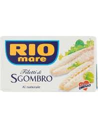 Rio Mare Fililetto Sgombro Naturale Gr 125