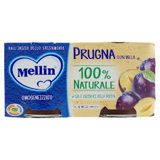 Mellin X2 Frutta Prugna Gr 100