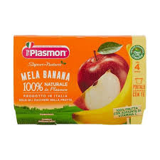 S.Natura Plasmon Mela & Banana Gr 100 X 4