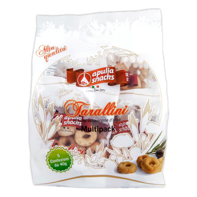 Tesori D'apulia Taralli Pugliesi Multipack X8 Gr 400