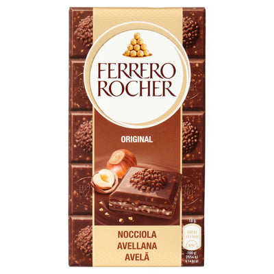 Ferrero Tavoletta Rocher Latte Nocciola Gr 90