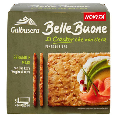 Galbusera Bellebuone Crackers sesamo/Mais Gr.200