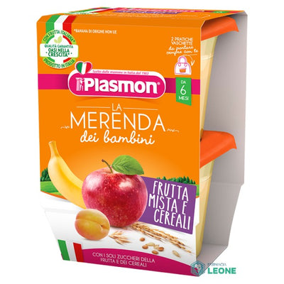 Plasmon Merenda Frutta E Cereali Gr 120X2