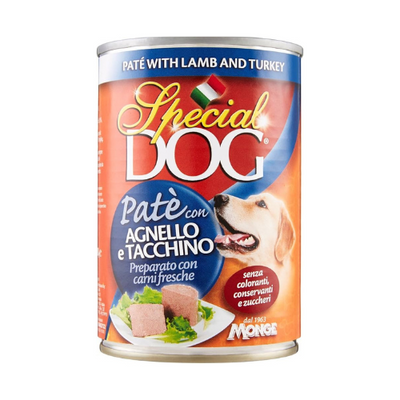 Special Dog Pate Agnello Tacchino Gr 400