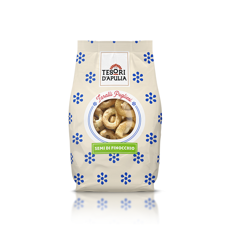 Tesori D'apulia Taralli Pugliesi Finocchio Gr 300