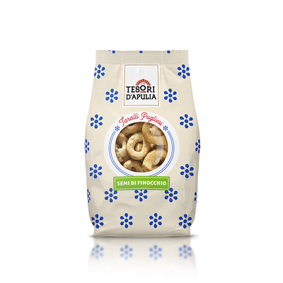 Tesori D'apulia Taralli Pugliesi Finocchio Gr 300