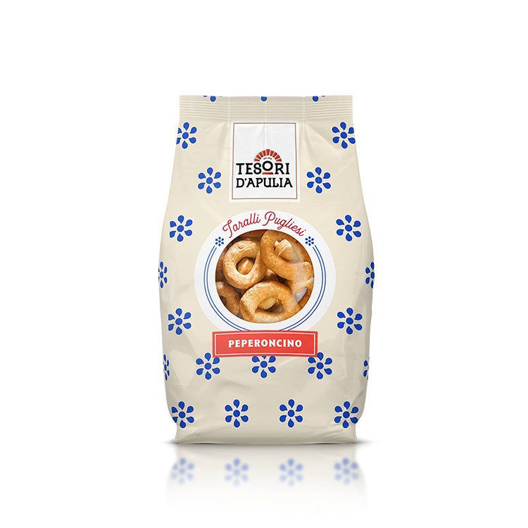 Tesori D'apulia Taralli Pugliesi Peperoncino Gr 300