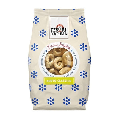 Tesori D'apulia Taralli Pugliesi Classici Gr 300